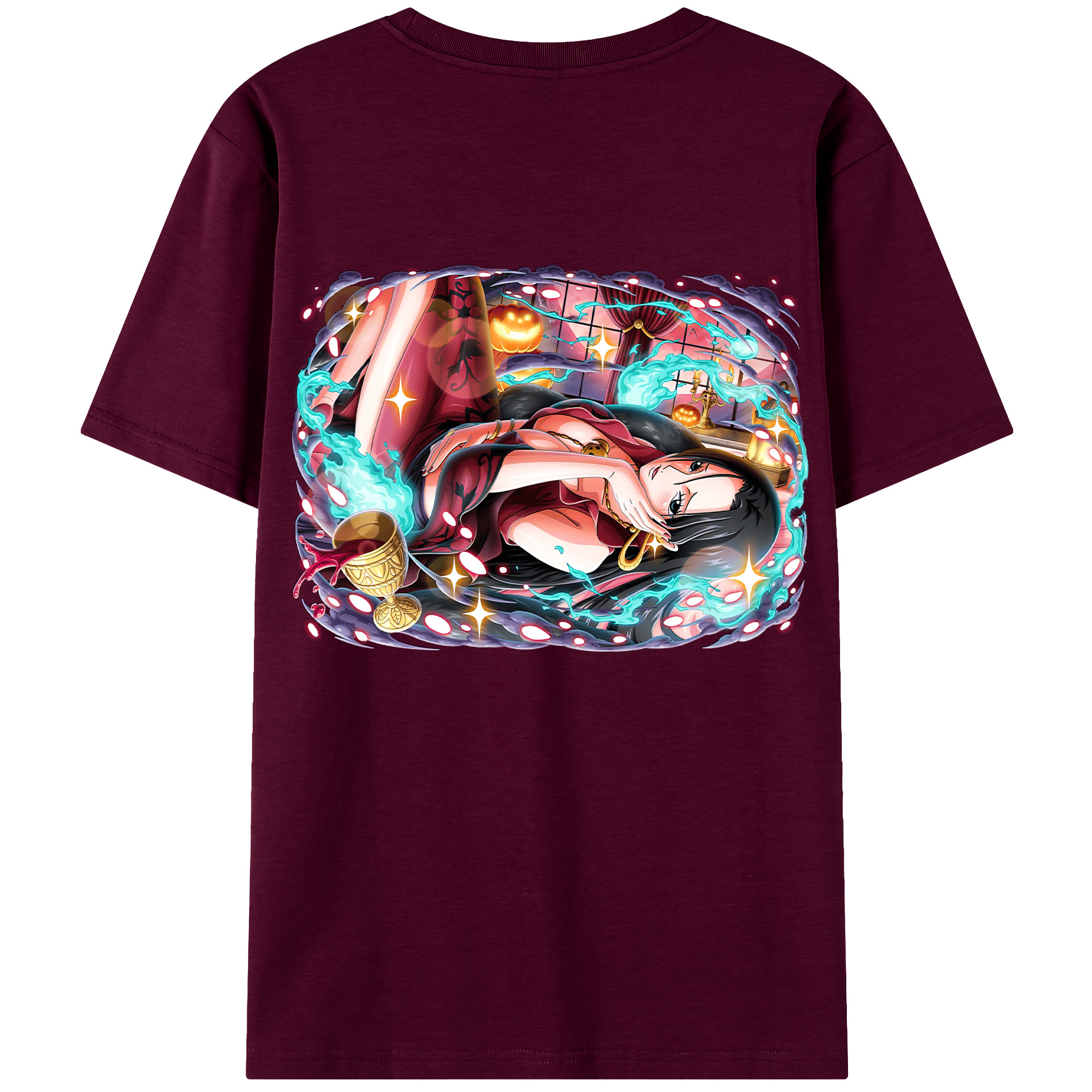 ワンピース ボア・ハンコック ONE PIECE Boa·Hancock レディース半袖Tシャツ(バックプリント)
